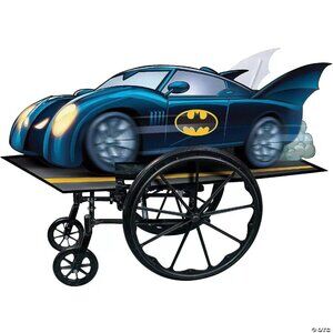 Batman Adaptive Wheelchair Cover Costume DC Halloween Parade Party Superhero